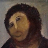 By Cecilia Giménez - https://www.nytimes.com/2012/08/24/world/europe/botched-restoration-of-ecce-homo-fresco-shocks-spain.html, Fair use, https://en.wikipedia.org/w/index.php?curid=54153025