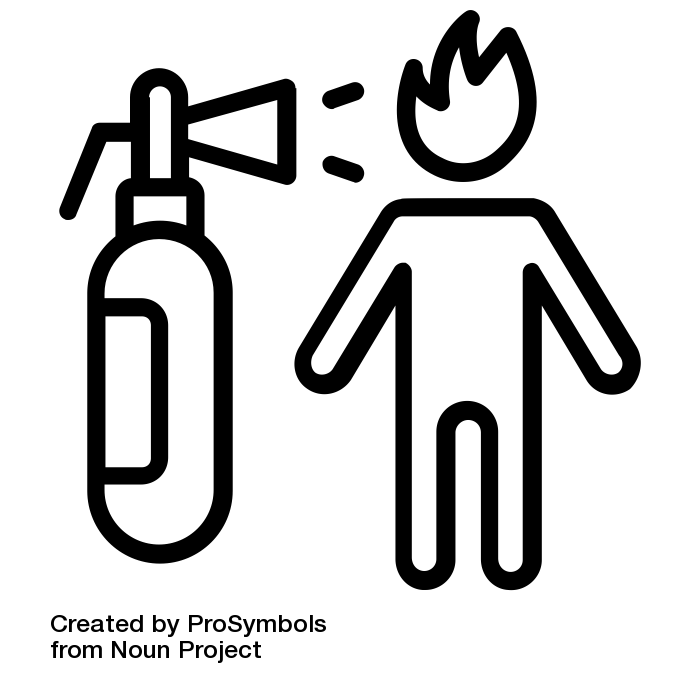 Burnout in Work by ProSymbols from the Noun Project